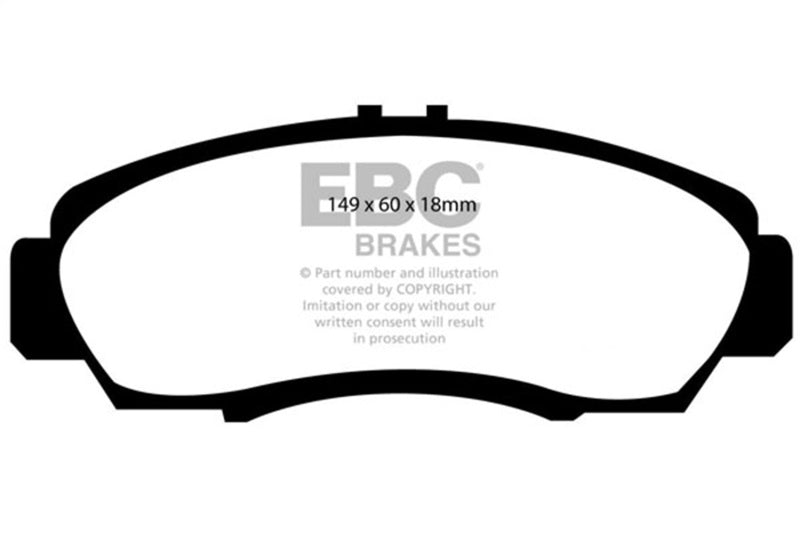 EBC Brakes Bluestuff Street and Track Day Brake Pads - DP51610NDX