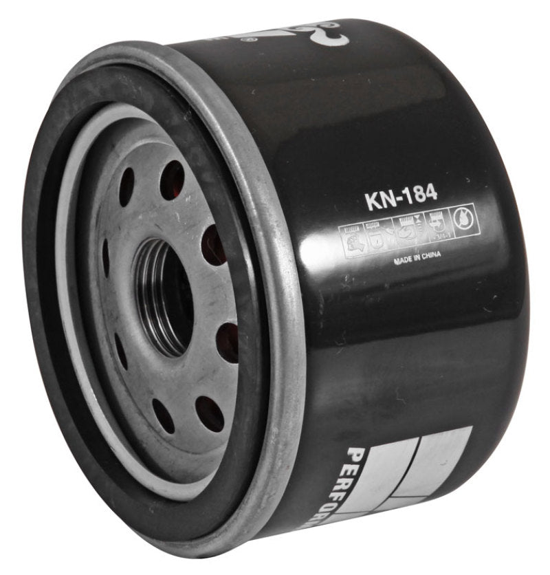 K&amp;N Oil Filter 2.688in Height x 3.031in OD Powersports - Canister - KN-184