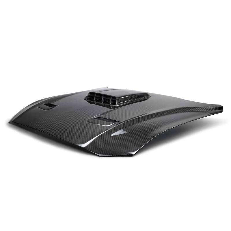 Anderson Composites 21-23 Ford Mustang Mach 1 Type-SK Double-Sided Carbon Fiber Hood - AC-HD21FDMUM1-SK-DS by Anderson Compos