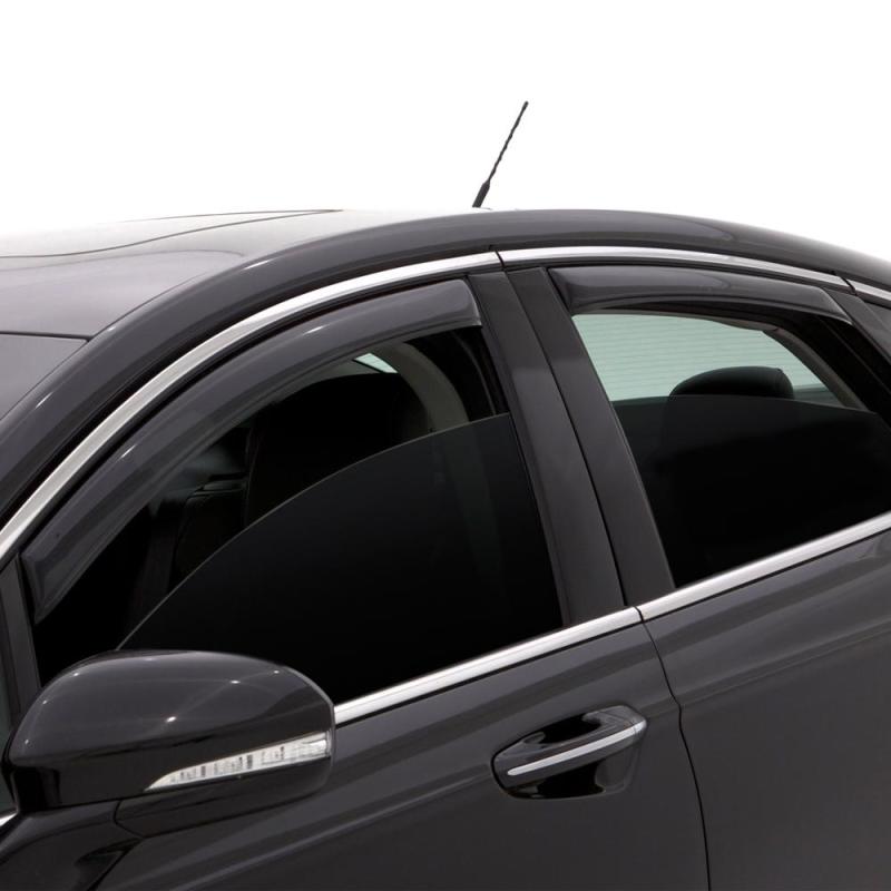 AVS 06-08 Lincoln Mark LT Ventvisor In-Channel Front &amp; Rear Window Deflectors 4pc - Smoke