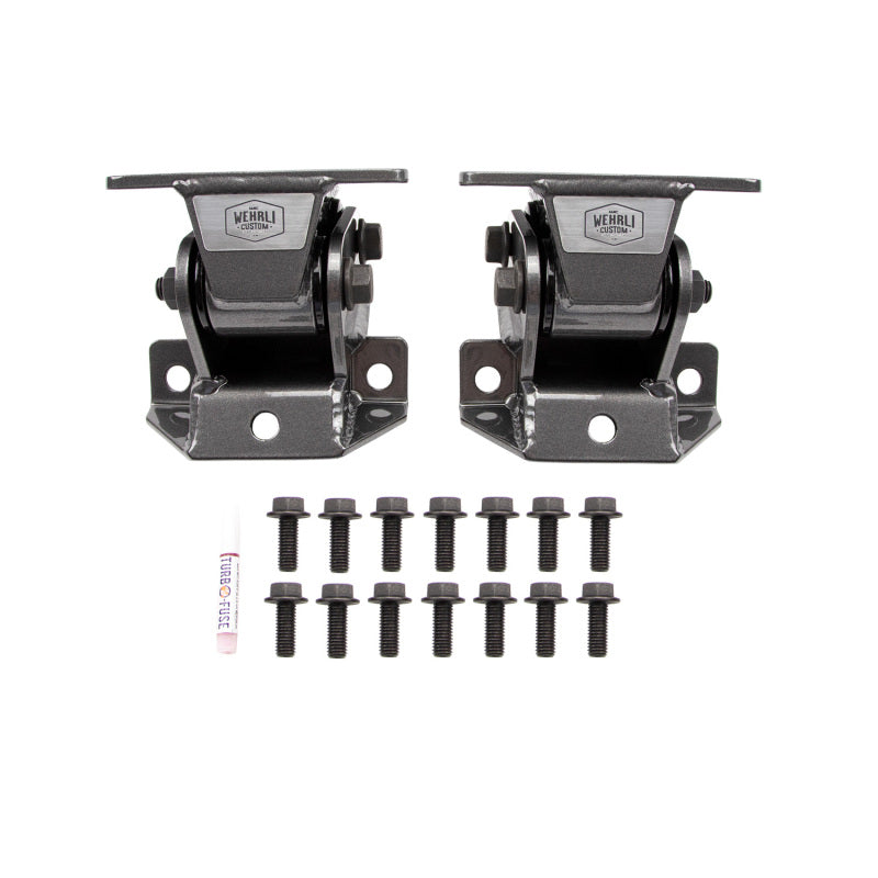 Wehrli 11-16 GM Duramax LML Heavy Duty Engine Mount - Bronze Chrome - WCF100160-BC