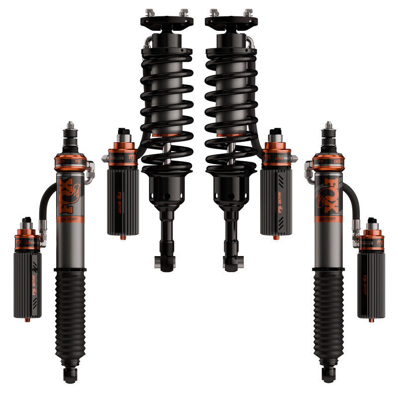 Fox 24-26 Lexus GX550 3.2 Factory Race Live Valve Front & Rear Coilovers (2-3in F / 0-2in R) - 883-06-272