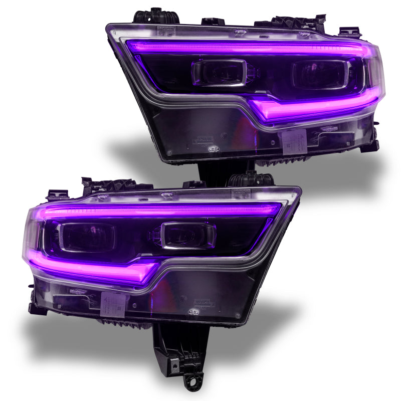 Oracle 19-21 RAM 1500 Headlight DRL Kit Proj. LED - RGBW+A w/ Simple Controller SEE WARRANTY - 1448-504