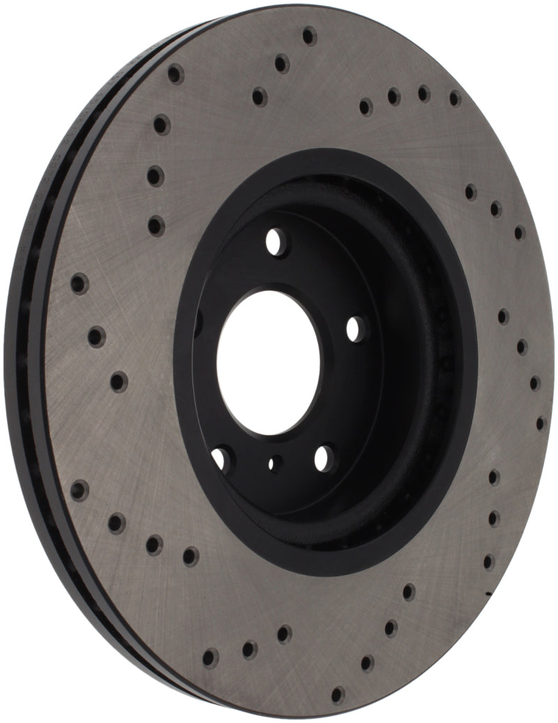 StopTech 08-09 Infiniti EX35 / 05-08 G35 / 09 G37 / 06-09 M35/M45 Drilled Left Front Rotor - 128.42080L