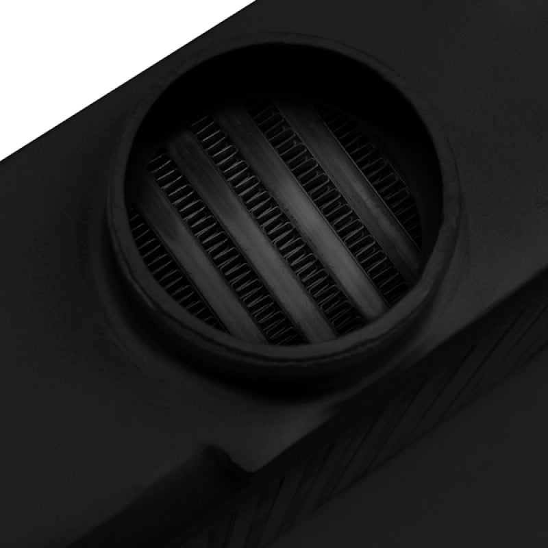 Mishimoto Subaru 02-07 WRX/04-07 STi Top-Mount Intercooler Kit - Powder Coated Black &amp; Blue Hoses - MMTMIC-WRX-01BKBL