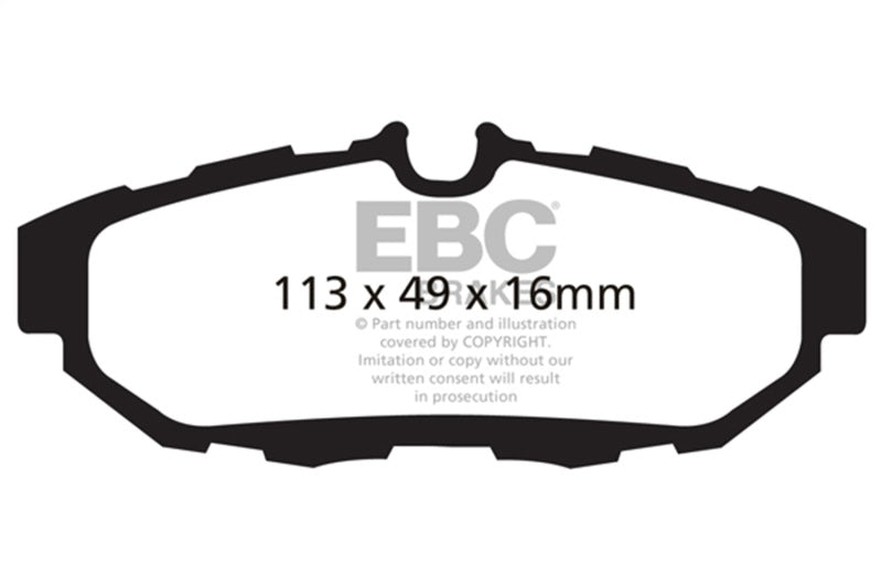 EBC 10-14 Ford Mustang 5.0 Bluestuff Rear Brake Pads - DP51870NDX