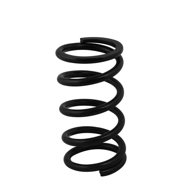 QA1 2-1/2in ID High Travel Spring - 7in Length x 300lbs/in - Black Powder Coated - 7HT300B by QA1 - front view