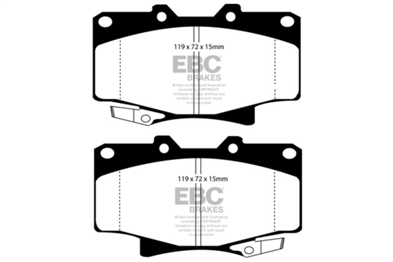 EBC 96-97 Lexus LX450 4.5 Yellowstuff Front Brake Pads - DP4992R