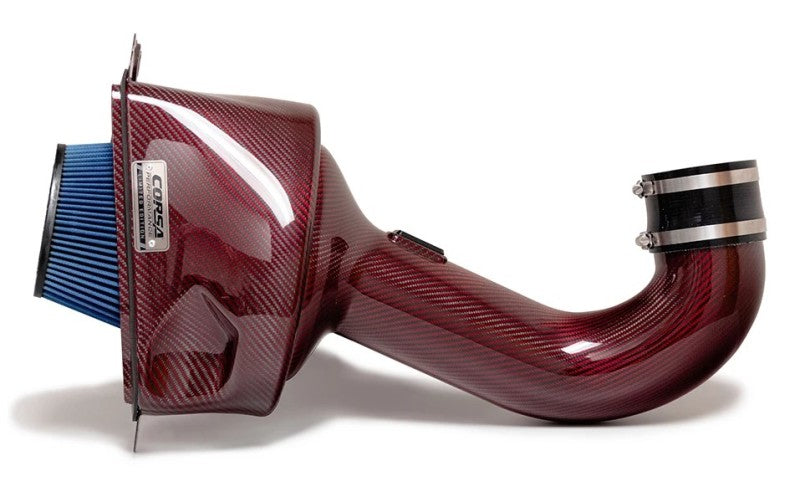 Corsa 2015-19 Chevrolet Corvette C7 Z06 6.2L V8 Red Carbon Fiber Air Intake (Does Not Fit ZR1) - 44002-R