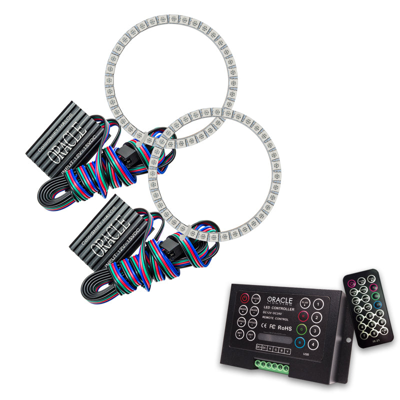 Oracle Toyota Tacoma 16-18 Halo Kit - ColorSHIFT w/ 2.0 Controller SEE WARRANTY - 1300-333