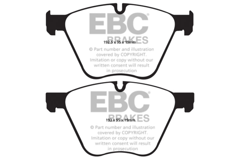 EBC 10-15 BMW X6 4.4 Twin Turbo Hybrid Redstuff Front Brake Pads - DP32007C