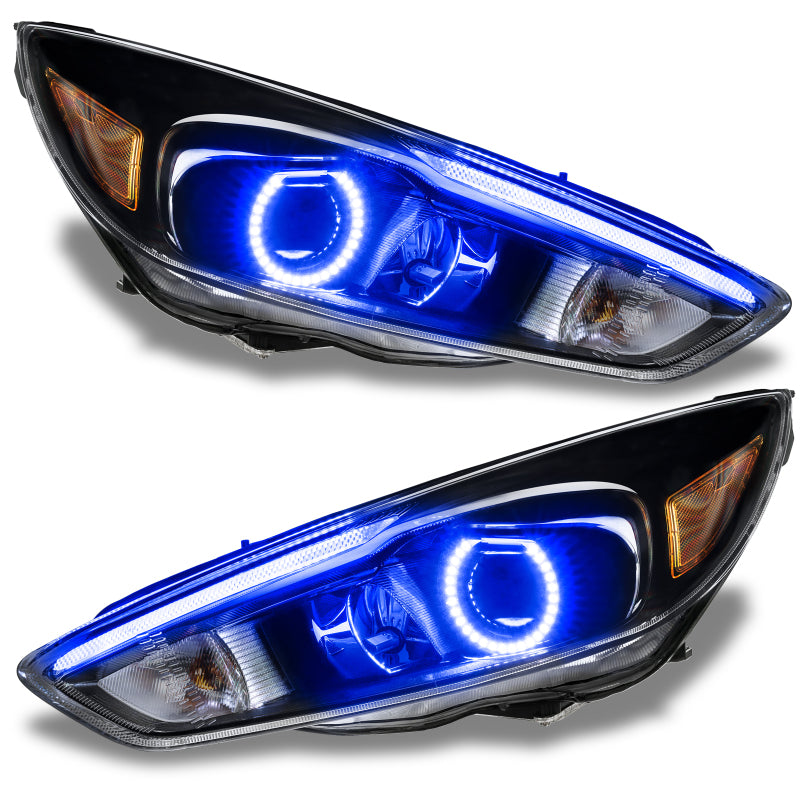 Oracle 15-17 Ford Focus RS/ST DRL Upgrade w/ Halo Kit - ColorSHIFT w/o Controller SEE WARRANTY - 1322-334