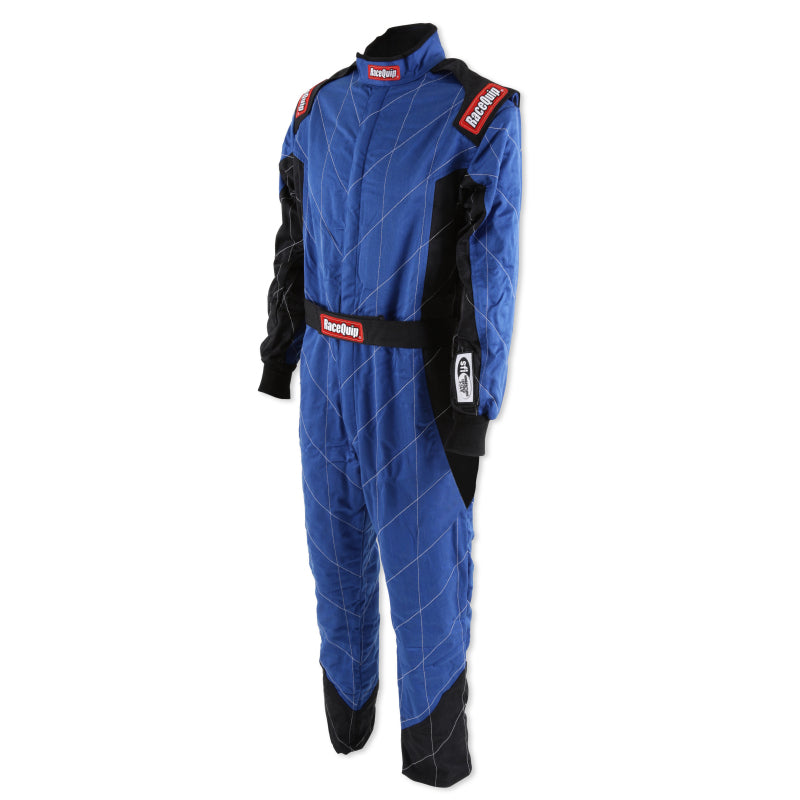RaceQuip Blue Chevron-5 Suit SFI-5 - Medium - 91609239RQP