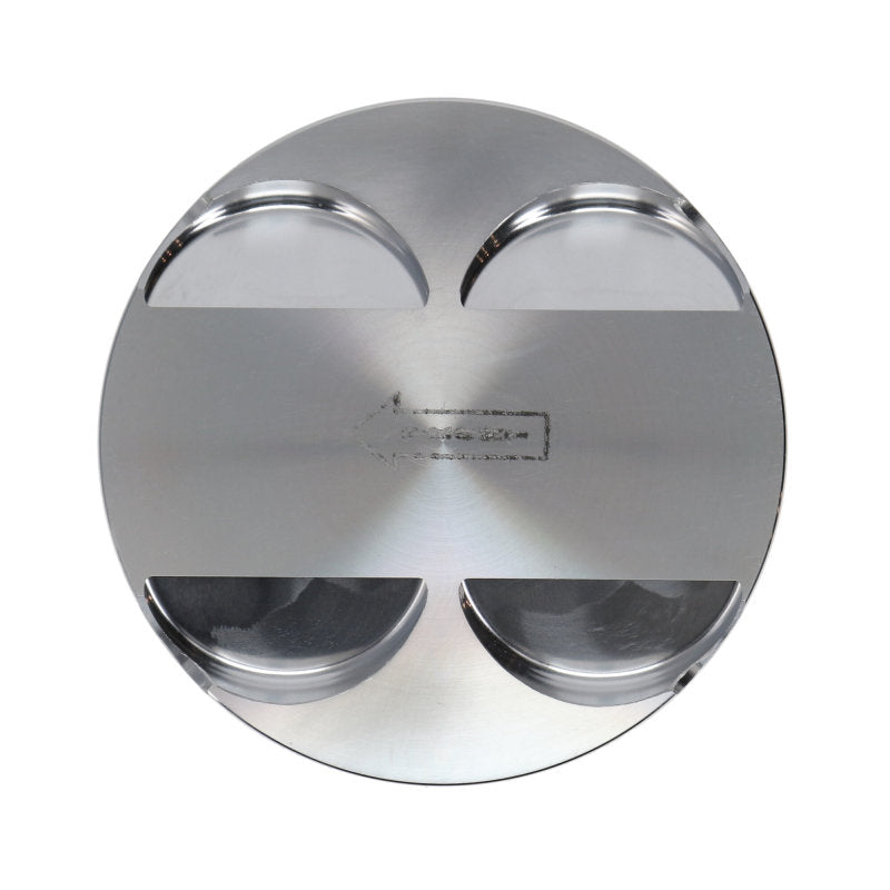 Manley 16+ Nissan VR30DDTT 86mm Bore Grade 2 10:1 CR -3.5cc Dome Flat Top Piston w/ Rings (SINGLE) - 642GR2-1