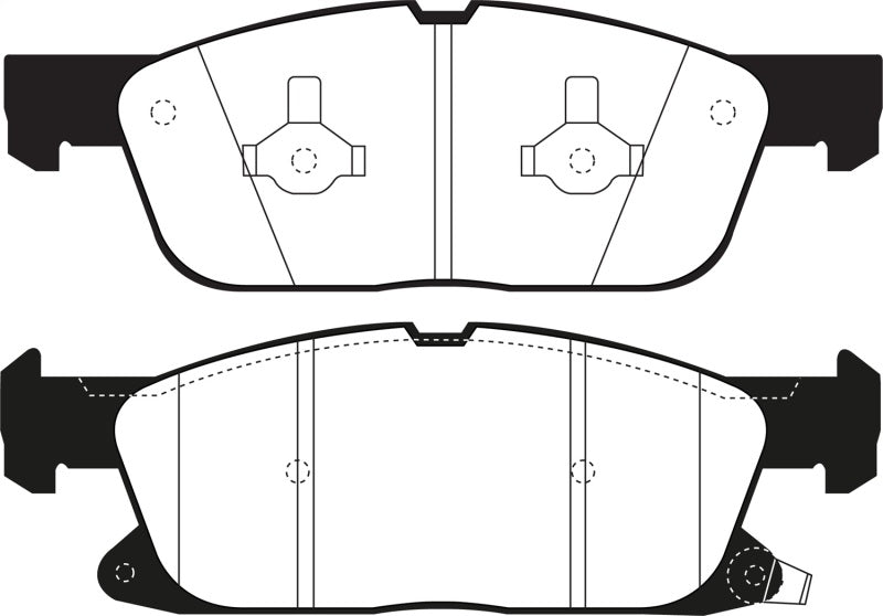EBC 2016+ Lincoln Continental (10th Gen) 2.7L Twin Turbo Ultimax2 Front Brake Pads - UD18181