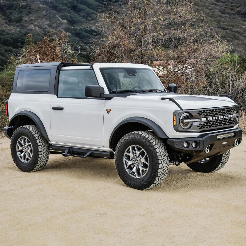 Westin/HDX 2021+ Ford Bronco (2-Door) Drop Nerf Step Bars - Textured Black - 56-14185