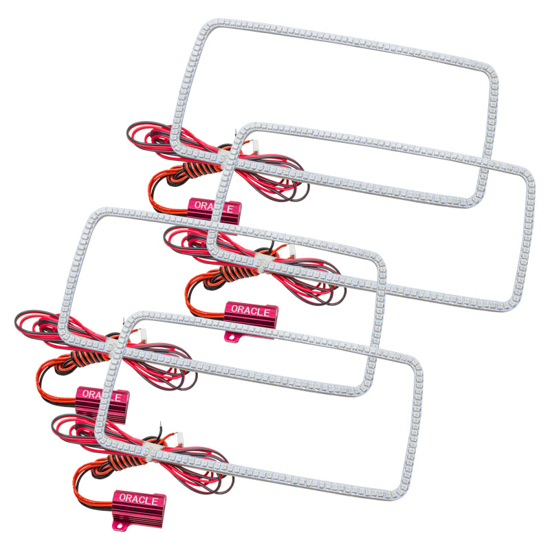 Oracle GMC Sierra 07-13 LED Halo Kit (New Square Ring Design) - White SEE WARRANTY - 2629-001