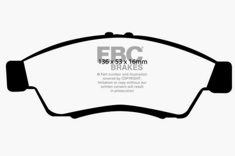 EBC 06-07 Suzuki Aerio 2.3 Greenstuff Front Brake Pads - DP21390