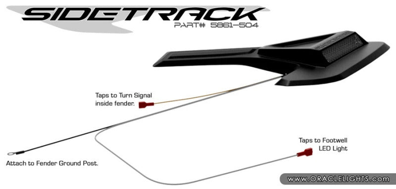 Oracle Sidetrack LED System For Jeep Wrangler JL/ Gladiator JT SEE WARRANTY - 5861-504