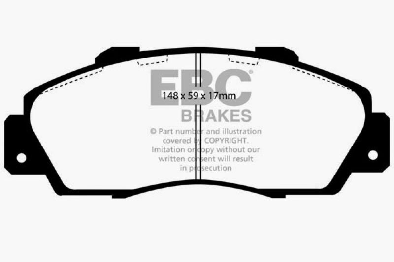 EBC 97 Acura CL 3.0 Ultimax2 Front Brake Pads - UD503