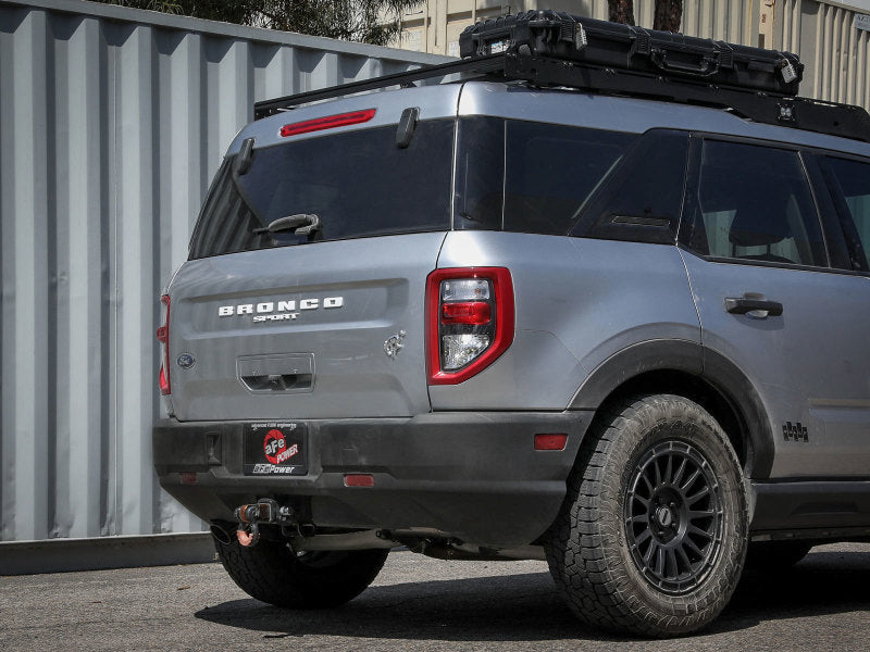 aFe Ford Bronco Sport 21-22 L3-1.5L (t)/L4-2.0L (t) Vulcan Axle-Back Exhaust System- Black Tips - 49-33141-B