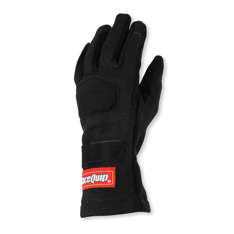 RaceQuip Black 2-Layer SFI-5 Glove - XSmall - 355001RQP