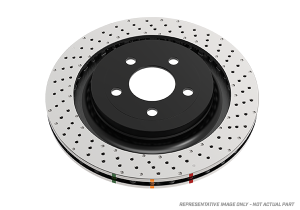 DBA 2018+ Hyundai I30 N Performance Rear Crossdrilled/Dimpled 4000 Series Rotor - DBA43149XD