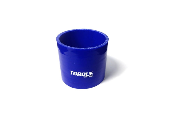 Torque Solution Straight Silicone Coupler: 2.25in Blue Universal - TS-CPLR-S225BL by Torque Solution
