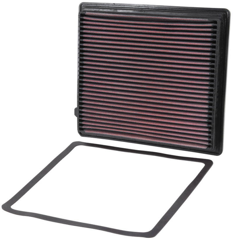 K&N Replacement Air Filter DODGE / CHRYSLER VAN 3.3/3.8L 2001-2007 - 33-2206 for 2001-2007 Dodge Caravan - front view
