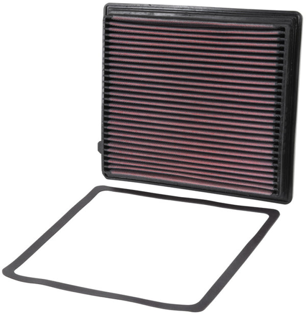 K&N Replacement Air Filter DODGE / CHRYSLER VAN 3.3/3.8L 2001-2007 - 33-2206 for 2001-2007 Dodge Caravan - front view