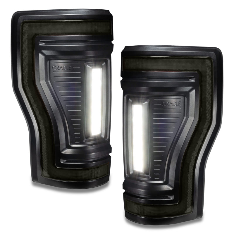Oracle Lighting 17-22 Ford F-250/350 (Black Series) Flush Mount LED Tail Lights SEE WARRANTY - 5896-504-T