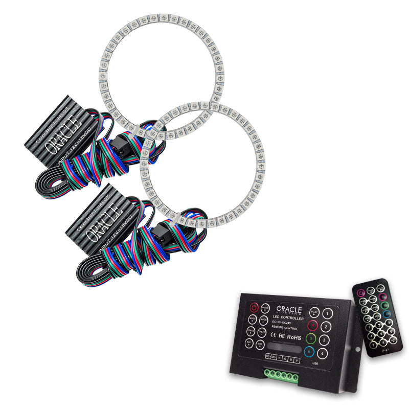 Oracle Dodge Charger 11-14 Projector Halo Kit - ColorSHIFT w/ 2.0 Controller SEE WARRANTY - 2294-333