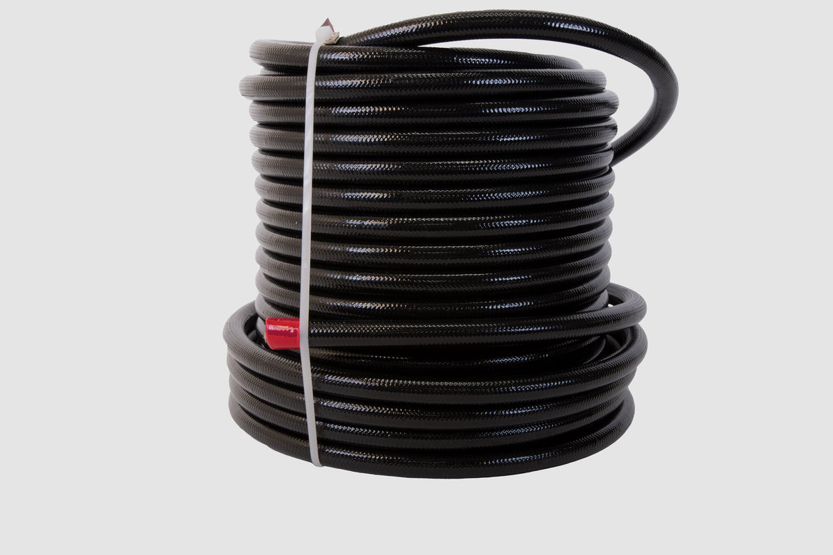 Aeromotive PTFE SS Braided Fuel Hose - Black Jacketed - AN-10 x 8ft - 15328