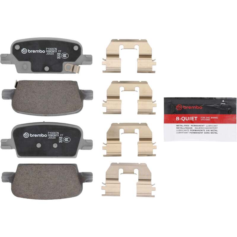 Brembo OE 16-21 Chevrolet Malibu Ceramic Brake Pad - Rear - P10097N