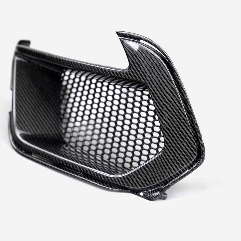 Anderson Composites 21-22 Ford Mustang Mach 1 Carbon Fiber Air Duct Bezels - AC-ADB21FDMUM1