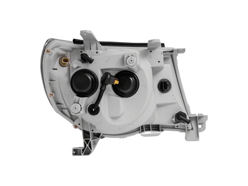 Raxiom 05-09 Toyota Tacoma Super White LED Halo Projector Headlights- Chrome Housing- Clear Lens - TT5933 - rear view