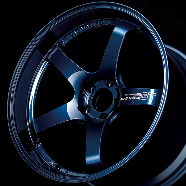 Advan GT Premium Version 18x10.0 +40 5-130 Racing Titanium Blue Wheel - YAQ8K40PTBP by Advan