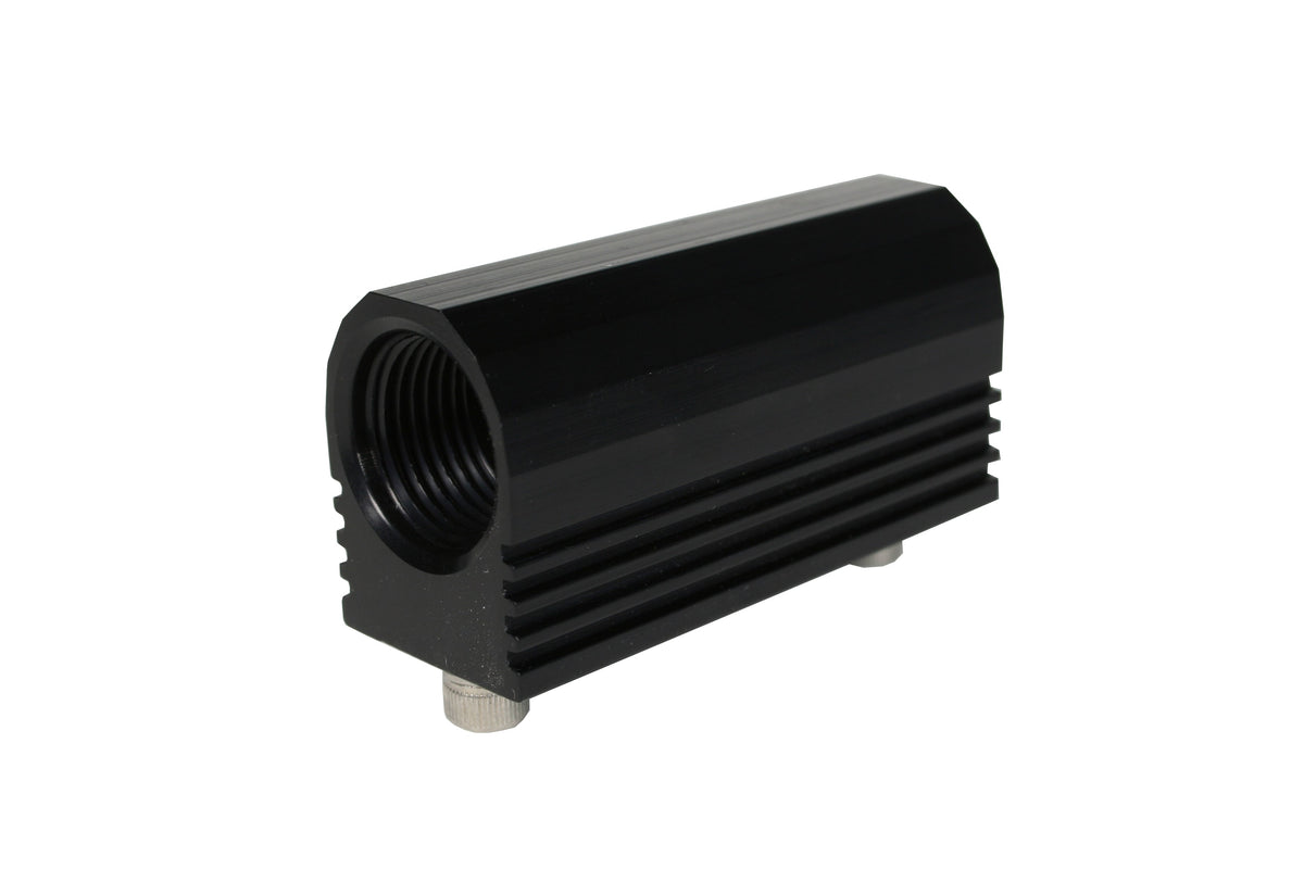 Aeromotive 96-04 Ford 4.6 L Fuel Rail Pressure Sensor Adapter Log (-08 AN inlet / outlet) - 15112