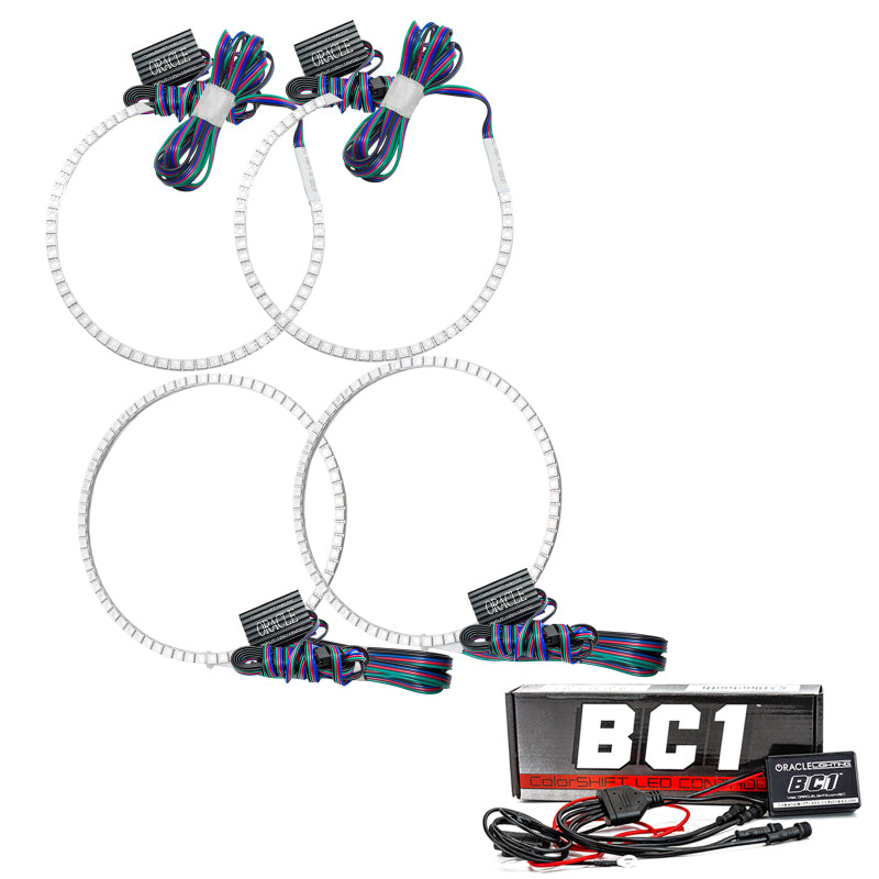 Oracle Dodge Caliber 07-10 Halo Kit - ColorSHIFT w/ BC1 Controller SEE WARRANTY - 2644-335