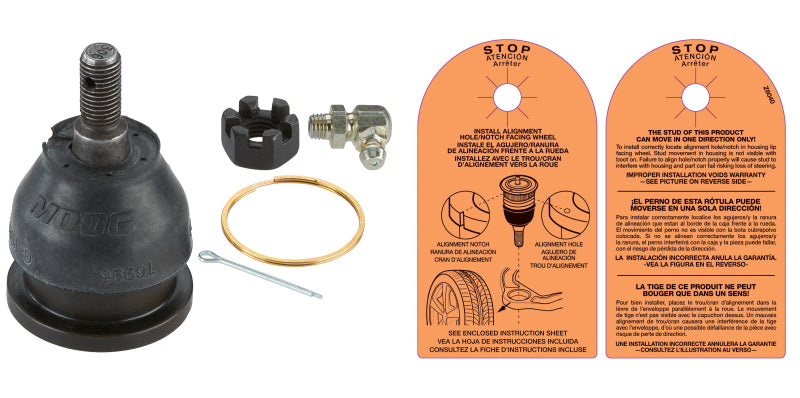 MOOG 04-08 Acura TSX Front Upper Ball Joint - K80199 - angle view