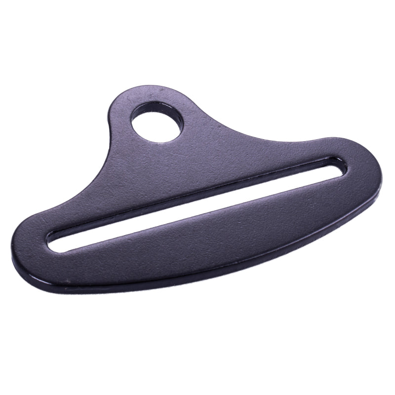 RaceQuip Long Reach Bolt On End Seat Belt Mounting Hardware / Fits 3 In. Belts / Forged Steel- Blk - 700920RQP
