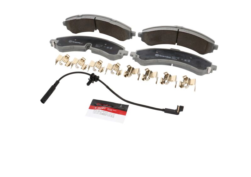 Brembo OE 20-21 Chevy Silverado 2500 HD/3500 HD/GMC Sierra 2500 HD Ceramic Brake Pad - Front - P10100N