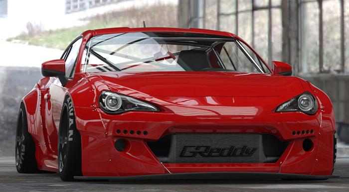 GReddy 13+ Scion FR-S Version 2 Greddy X Rocket Bunny 86 Aero Rear Fenders Only - 17010235