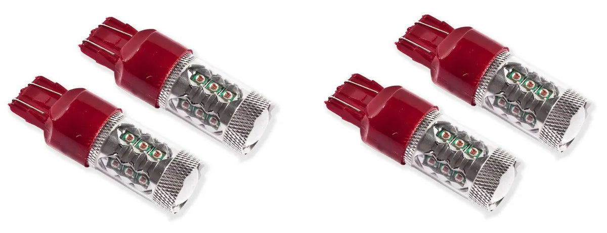 Diode Dynamics - 7443 LED Bulb XP80 LED Red Set of 4