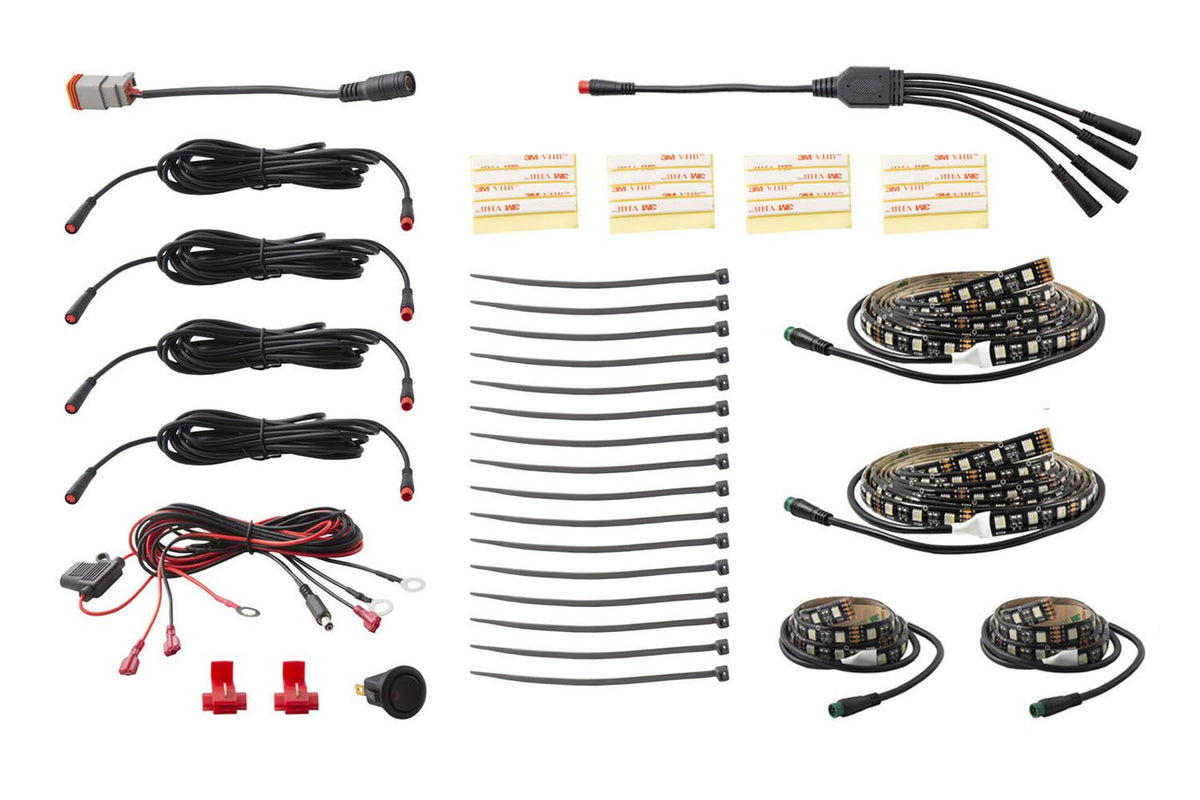 Diode Dynamics - RGBW Multicolor Underglow LED Kit