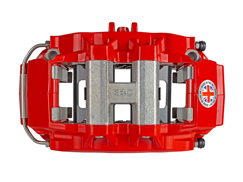 EBC Racing 08-21 Nissan 370Z Red Apollo-6 Calipers 355mm Rotors Front Big Brake Kit - BBK036RED-1