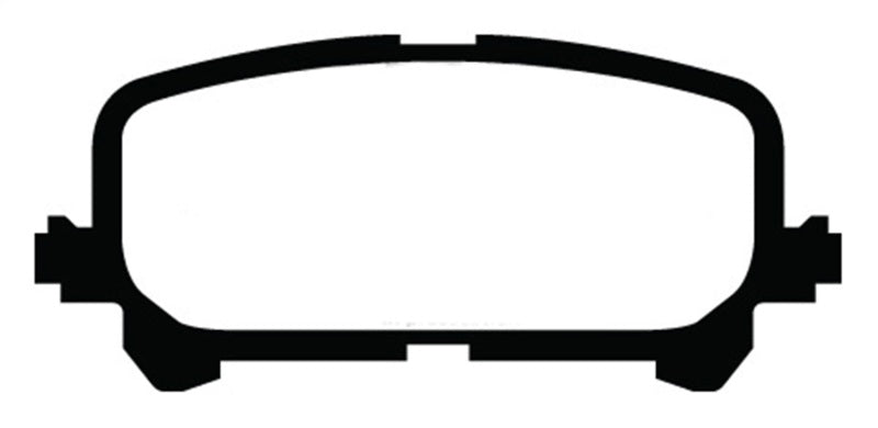 EBC 14+ Acura MDX 3.5 Yellowstuff Rear Brake Pads - DP43025R
