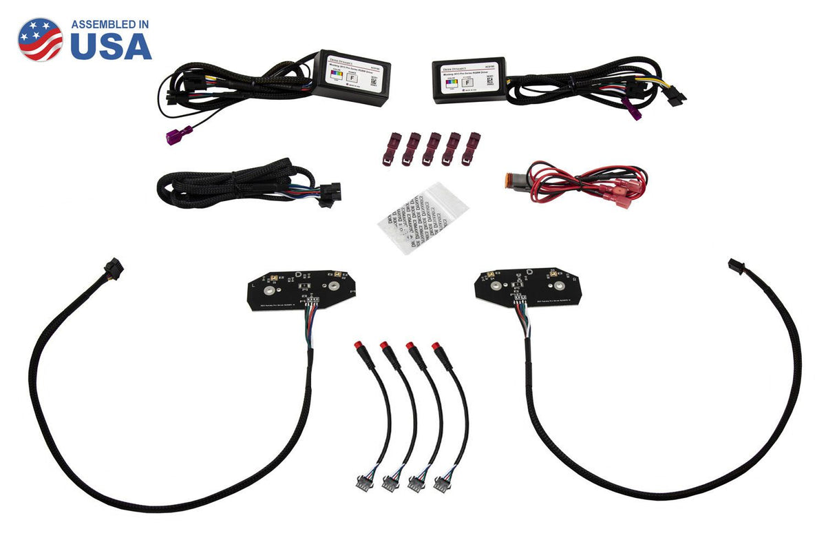 Diode Dynamics 13-14 Ford Mustang RGBW DRL LED Boards - DD2006