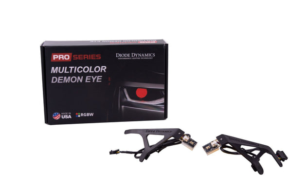 Diode Dynamics 15-17 Ford Mustang Multicolor Demon Eye Kit - DD2223 for 2015-2017 Ford Mustang - front view