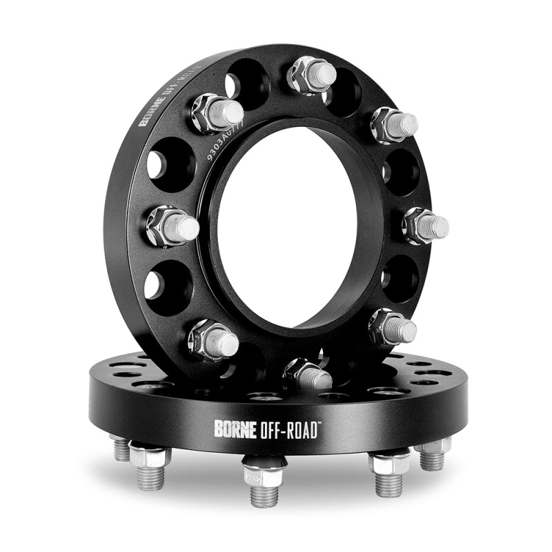 Borne Off-Road Wheel Spacers - 8X170 - 125 - 32mm - M14 - Black - BNWS-002-320BK